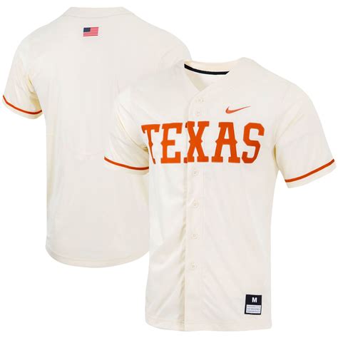 nike texas longhorn replica baseball jersey|texas longhorn baseball shirts.